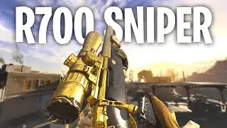 I unlocked BLUE DOT for the NEW R700 SNIPER RIFLE
