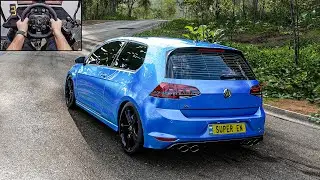 Volkswagen Golf R - Forza Horizon 5 | Logitech G923 Steering Wheel
