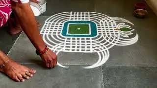 Easy pongal padikolam designs| Sankranti muggulu designs| easy rangoli designs| margazhi kolam