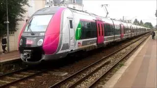 Passage de trains à Deuil-Montmagny (20 juillet 2016)