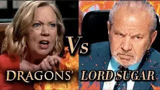 Lord Sugar Versus Dragons Den. Apprentice Star Looks For Investment