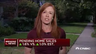 Pending home sales beat in August, 1.6% vs. 1.0% estimated