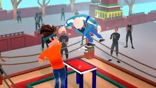 El Gato TOM Juega Concurso de BOFETADAS, Slap Kings, My Talking Tom 2