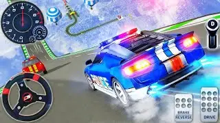 Police Car Stunts Racing Simulator - Flying Impossible Ramp Car Driving - Android GamePlay