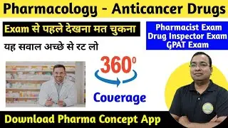 Anti Cancer Drug | Important MCQs | Pharmacist Exam Preparation | GPAT Exam | Pharmacology | Part 2