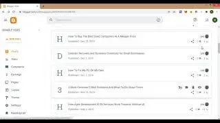 How to get rid of multiple posts at once in blogger in 2021