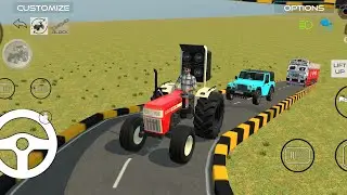 Indian Vehicles Simulator 3d: Mega Stunts Tractor Driving #tractor #truck #scorpio