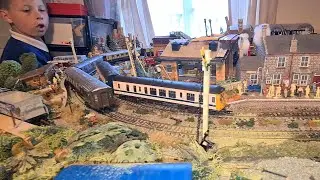 Train Driver Daniel Tonight. LMS Princess Louise, Bachmann DMU 108 & Hornby 121 Bubble car.