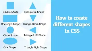 how to create shapes in css