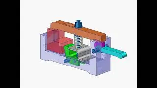Eccentric Wheel Cam Clamping Mechanism