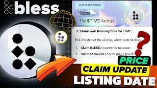 Bless Network Airdrop Listing Date | Bless Network Airdrop Claim Update | Bless Network Price 