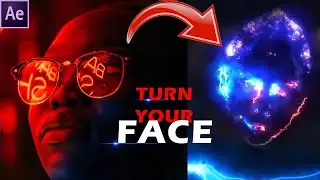 Change Your Own Face to Light Logo Intro | After effect Tutorial | Murphysky
