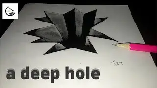 How to making Deep Hole 3D Easy on Paper | Simple Draw