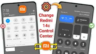 Redmi 14C Control Center Settings | change Control Center on redmi 14c|| HyperOS Control Center new!