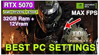 RTX 5070 | Ryzen 7 8700F | Doom: The Dark Ages Benchmark &ndash; High Settings Performance!
