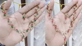 Shortneck sets#long necksets#ear rings #bangles #nallapusalu#jewelary collection #sandhyacollections