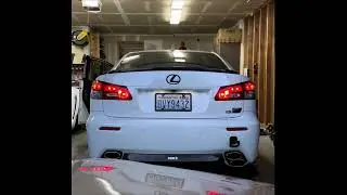 JDM tail lights with added brake lights.