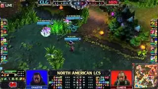Counter Logic Gaming (CLG) vs Team MRN (MRN) - League of Legends LCS 2013 NA