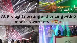Finally Atipro की DJ Lights का कमाल Indian डीजे Expo में🔥DJ K Vlogs