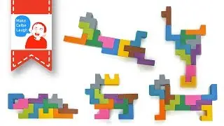 Learn colors and animals for kids with KATAMINO Puzzle game