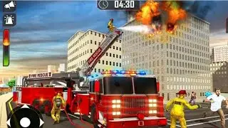 Fire 🔥🔥 truck driving rescue 911 fire engine game # 1 - Android gameplay