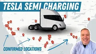 Tesla сотрудничает с Pilot Flying J для создания сети мегазарядных станций для грузовых автомобилей!