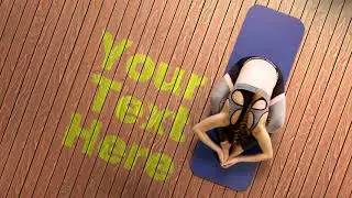Imagekatchers does Video Templates and Video Animations. This is called IKG yoga girl title:text