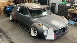Widebody Civic gets New Rear Garnish and Sun Visor
