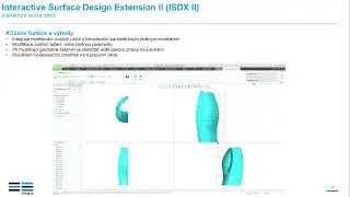 Creo Interactive Surface Design Extension II ISDX II - z&aacute;kladn&iacute; sezn&aacute;men&iacute;