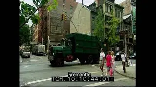New York City | Manhattan | Lower Manhattan | USA | World trade centre | Stock Footage | 2000