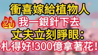 第21集：衝喜嫁給植物人，我一銀針下去，丈夫立刻睜眼：札得好!300億拿著花！#深夜淺讀 #夜讀人生 #大橘講故事 #情感故事 #講故事 #幸福生活 #深夜故事