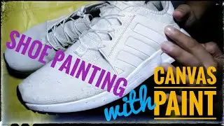 Shoe Painting w/ Kekao Canvas Paint
