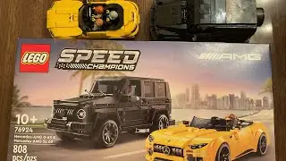 Let&rsquo;s Build LEGO Speed Champions Mercedes AMG SL 63 Yellow Convertible 76924