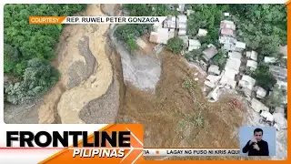 Search and retrieval operations sa Davao de Oro landslide, itinigil dahil sa mga bitak sa bundok