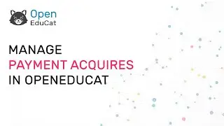 How to manage payment acquires in OpenEduCat