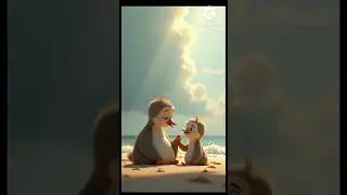 Sandpiper Never Gave Up #ai #cartoon #shortvideos #viral #shorts #moralstories #birds #viralvideos