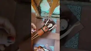 DIY Clay Traditional Village Girl Making ❤️🥰Old Barbie Doll Makeover To Beautiful Radha Rani 💃💃