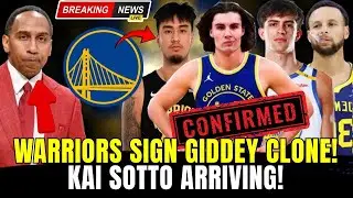 URGENT! Golden State Warriors STRIKE DEAL WITH JOSH GIDDEY CLONE! KAI SOTTO VERY CLOSE!