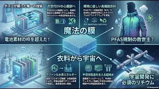 【ダブルスコープ研究】衣料から宇宙まで！？リチウム抽出だけじゃない、広がり続けるイオン交換膜の可能性