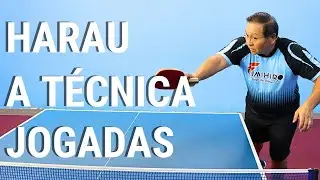 HARAU EM A&Ccedil;&Atilde;O: T&Eacute;CNICA E JOGADAS VENCEDORAS || T&Ecirc;NIS DE MESA - PING PONG