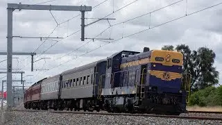 Diesel Locomotive Across Melbourne's Freight Lines! (Steamrail's whY Not Suburban Tour) | T356