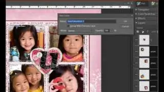 Digital Scrapbooking Tips and Tricks: How to make adjustments to more than one layer at a time