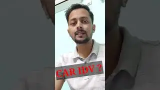 What is Car IDV ? Insured declare value #2023 #idv #carinsurance #car #i20 #suv