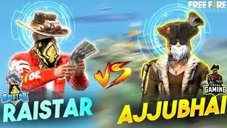 Free fire gameplay 🔥👀 raistar vs ajju bhai ❣️#viralvideo #frrefire #freefirelovers #raistar  #shorts
