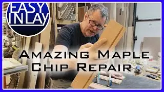 Amazing Curly Maple Chip Repair | Easy Inlay How-To