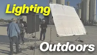 How to, Lighting Outdoor Interviews | Diffusing Sunlight - Pro Vlog 58