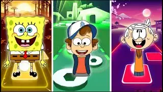 Sprunki OC SpongeBob VS Dipper Pines from Gravity VS Lincoln Loud from the Loud House