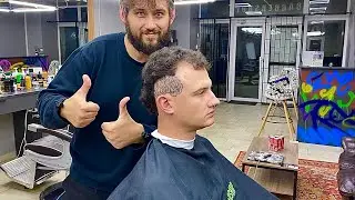 Mullet haircut