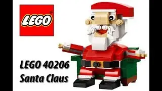 Новогодний конструктор LEGO 40206 Santa Claus