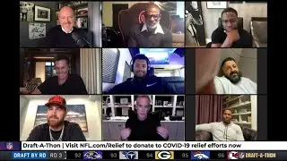 Kevin Hart Leads a Star-Studded Trash Talking Event! Brady, Strahan, Kelce, Wilson & More!